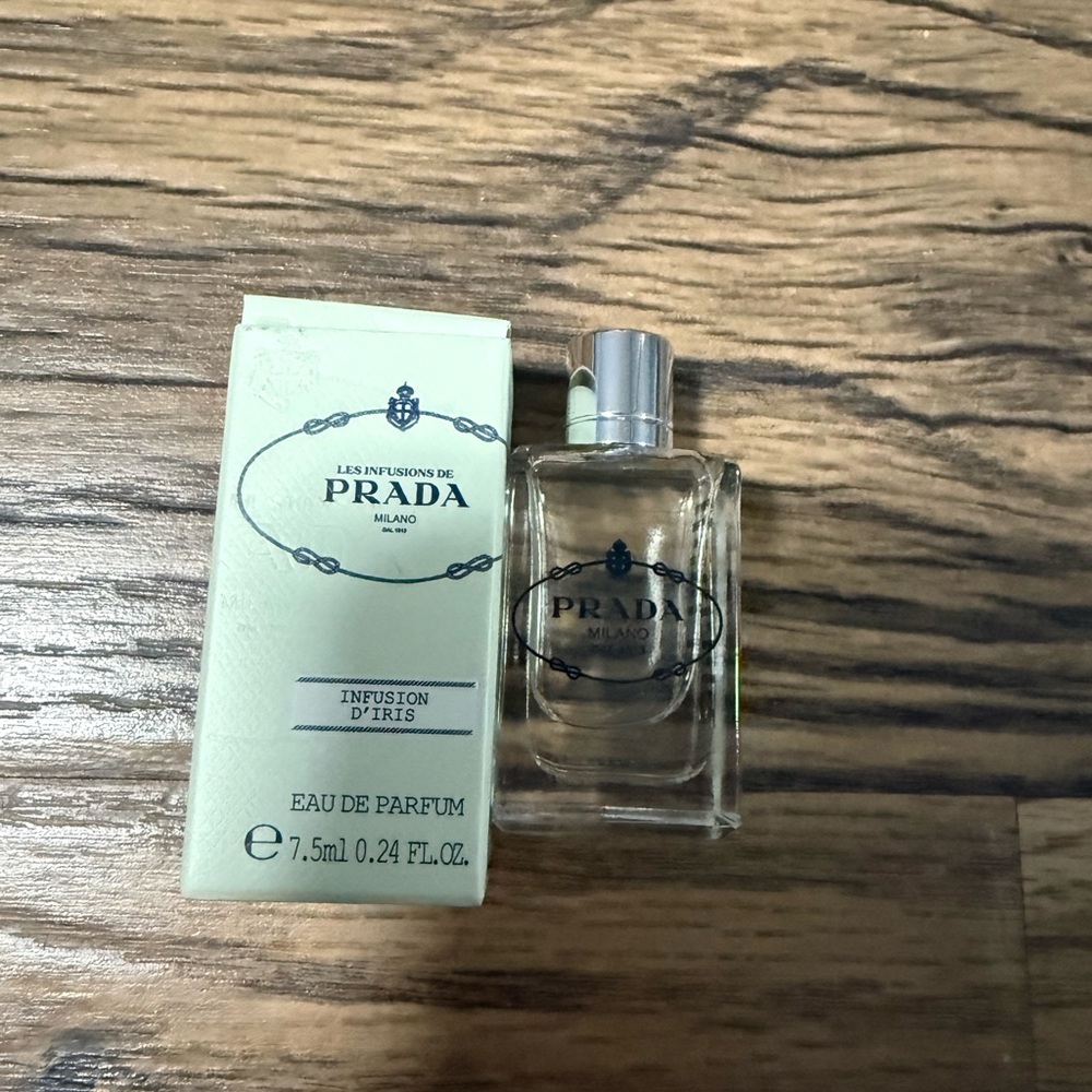 Prada pale mint green perfume box Mini 7 ml - Picture 2 of 5